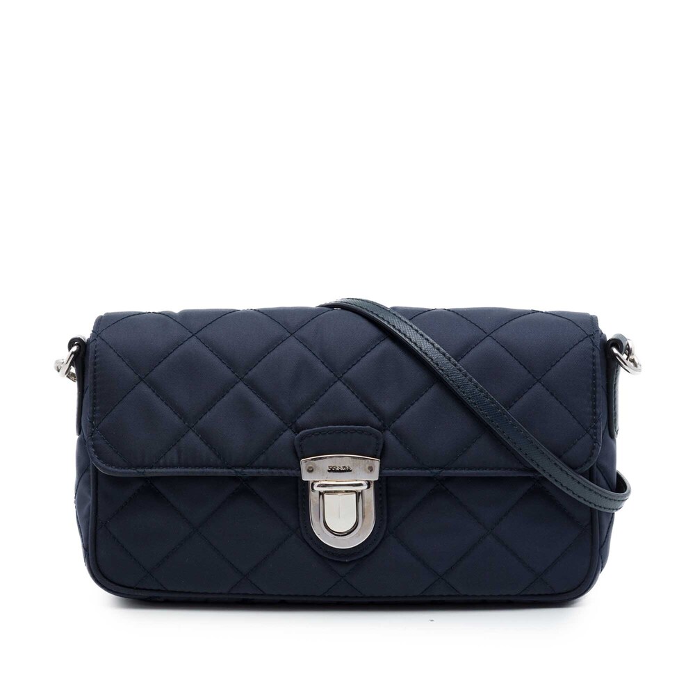 Pre-Loved Prada Impuntu Tessuto Crossbody